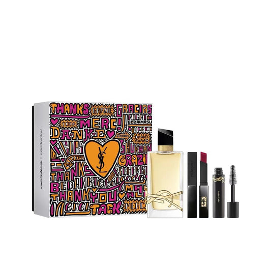 YSL LIBRE EDP set聖羅蘭自由之水女士濃香水套盒
90ml+10ml+小金條唇膏#28/2g