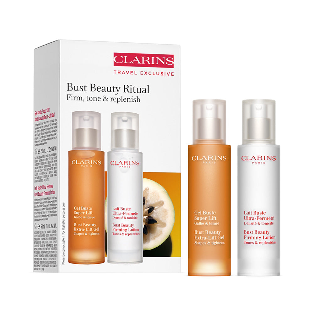 Clarins  極緻美胸套組-棕色50ml白天用  | 白色50ml晚上用