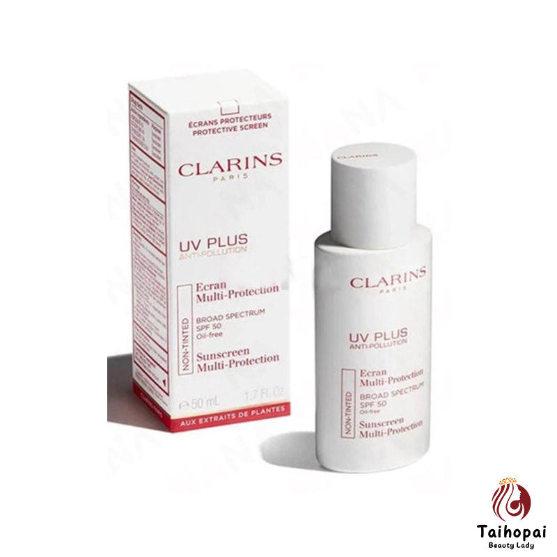 Clarins UV Plus Anti-Pollution Sunscreen Multi-Protection SPF 50-Non Tinted 50ml